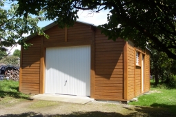 Garage Béton aspect bois