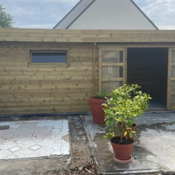 Abri de jardin en bois Toit Terrasse