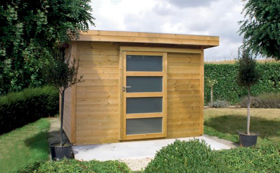 Abri de jardin moderne en bois